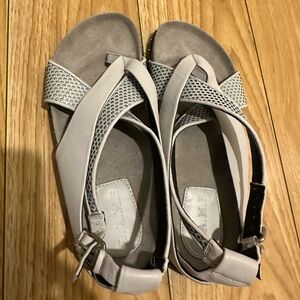 L.A.M.B. Gray Sandals